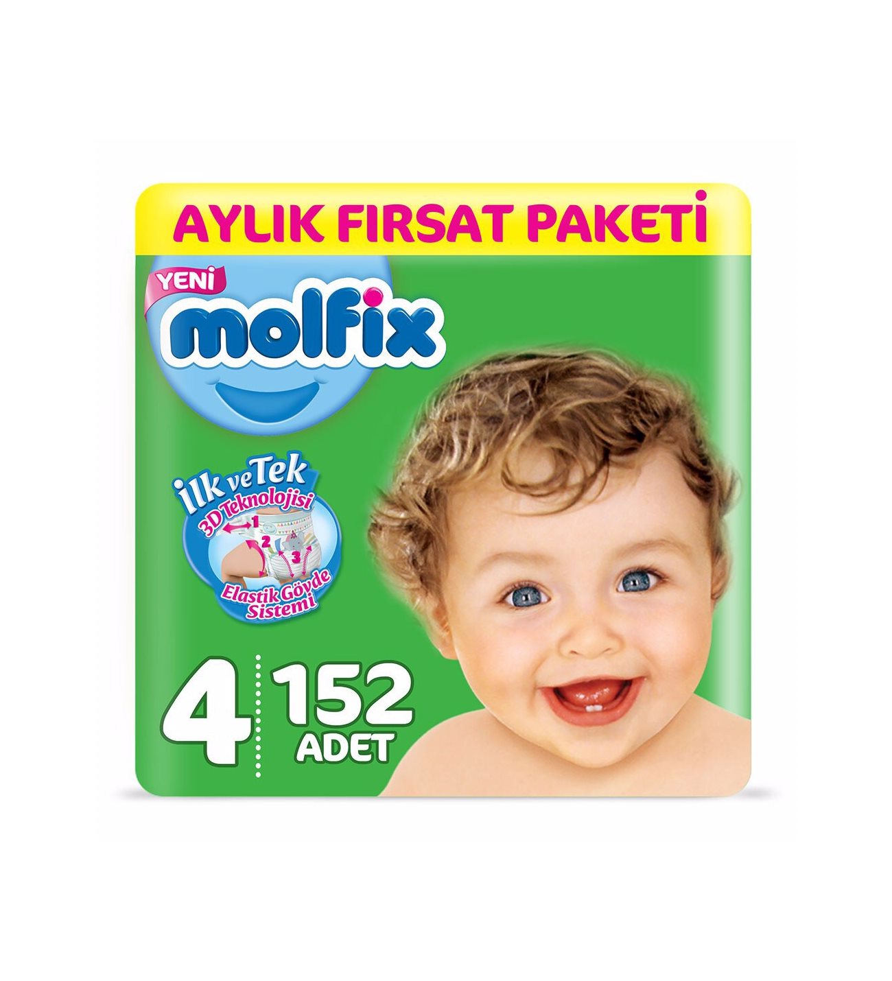 Molfix  ũ 4 Maxi Monthly Advantage Pack 152 